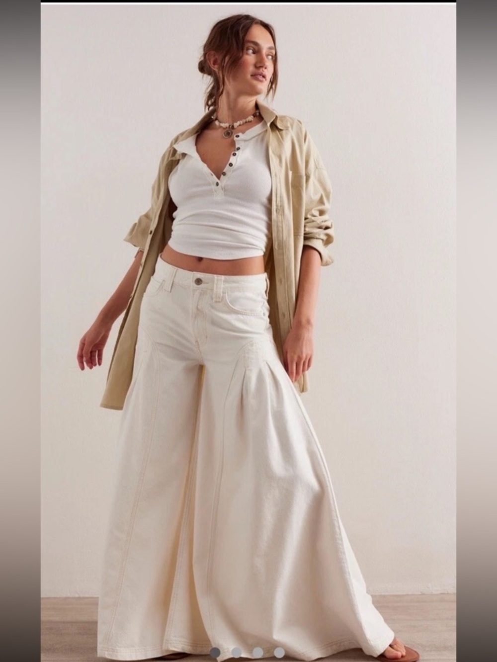 Free People Pandora Wide Leg - Picture 2 of 7